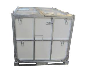 Quality Steel Foldable Ibc Tank Container Cold Galvanised Mild Steel Material wholesale