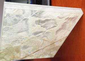 Quality 2MM Stone Laminated Glass Wall Panels wholesale