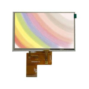 Quality 800X480px TN TFT LCD Display Screen With Resistive Touch Screen Industrial wholesale