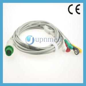 Quality Biolight A series One piece 5 lead ECG cable wholesale