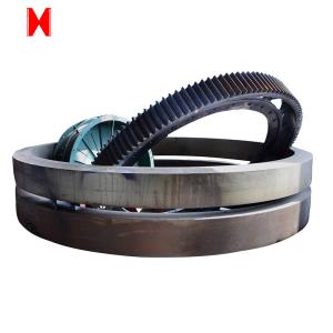 Quality Cement Rotary Kiln Die Steel Forging Inner 8000mm Forging Large Ring Gear wholesale