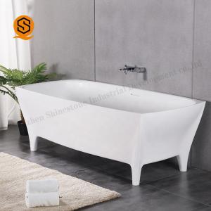 Quality Artificial Stone Claw Foot Freestanding Bathtubs Hotel Engineering Project wholesale