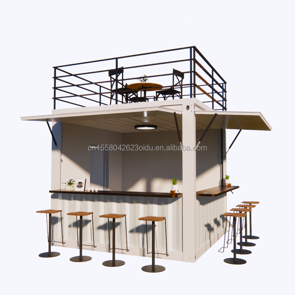 Chinese Design Style Container Coffee Shop for Modern and Functional