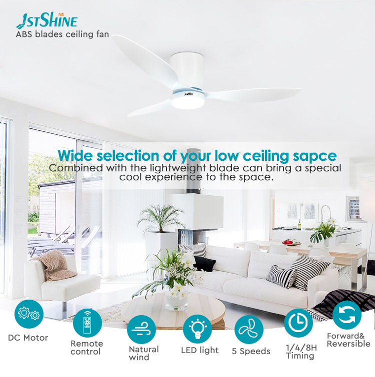 52 Inch/OEM LED Ceiling Fan The Perfect Space Saving Solution for Small Rooms