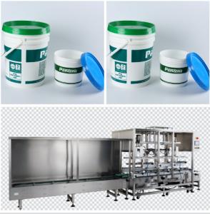 Quality High Efficiency Bottle Packaging Line / Customized Paint Packing Machine wholesale