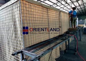 Quality Galfan Coated Collapsible Defensive Barrier Military Rapidly Construct Blast Wall wholesale
