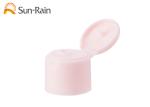 Pink Plastic Flip Top Caps , Pump Aluminum Cap 24/410 28/410 SR204C
