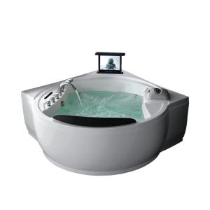Quality Freestanding Bubble Massage Bathtub 1800 X 900mm Hydro Heart Round wholesale