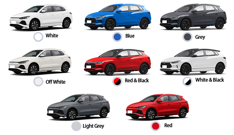 2023 High Speed BYD E2 Electric Car , Compact 5 Door 5 Seater Sedan Car