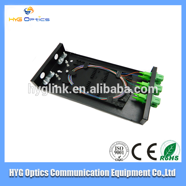 6 Core ODF Fiber Optic Termination Box With Sc Adapter