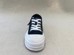 Size 35-40 Black And White Designer Sneakers Lace Up Thick Bottom Sneakers