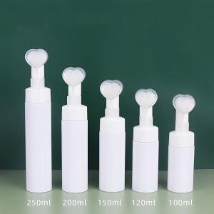 Quality Customizable Heart Shape Pump Facial Cleanser Foam Bottle 100ml 120ml 150ml 200ml 250ml wholesale