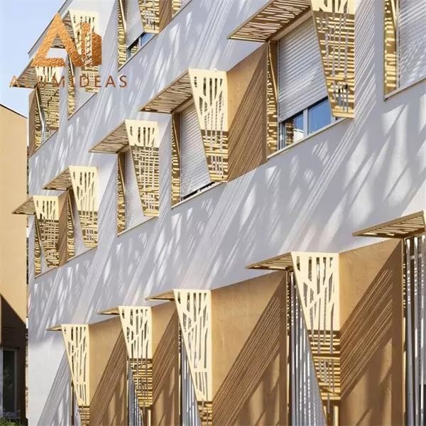Perforated Aluminum Facade