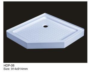 Quality Acrylic shower tray, shower basin,acrylic shower base HDP-06 wholesale