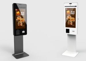 Quality 21.5 22 Inch Self Service Order Payment Kiosk Touch Screen For Chain Store / Restaurant wholesale
