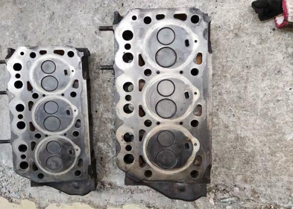 3 Cylinders Used Engine Heads K3E Diesel Eddy Injection For Excavator Water