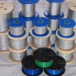 Cold Heading Steel Special PVC / Nylon Coated Stainless Steel Wire Rope Aircraft