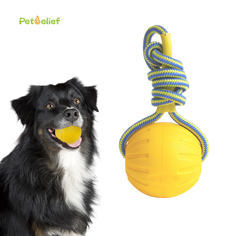 Interactive EVA Indestructible Tennis Ball Float Unbreakable Tennis Balls For Dogs