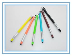 Quality retractable plastic stylus pen, click touch promotion pen wholesale