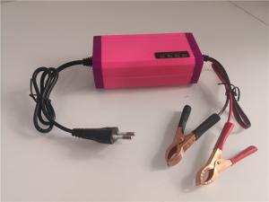 Quality Pulse Repair Lead acid Battery Charger 12V 4A motorcycle car battery charger with LED LCD display wholesale