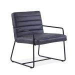 27.6KGS Living Room Lounge Chairs With Fabric Cushion Seat Back