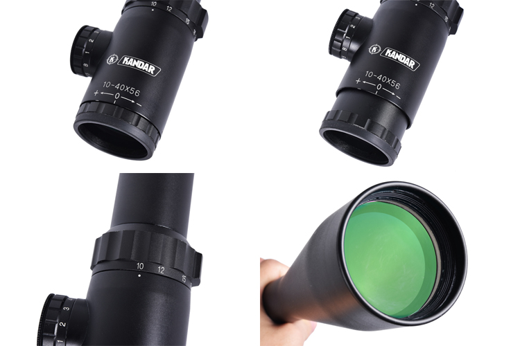 Red and Green Reticle 10-40x56 SF Outdoor Scope for Long Distance Precision Shooting