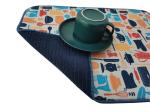 15x20incg Dining Table Microfiber Dish Drying Mat Customized Printing