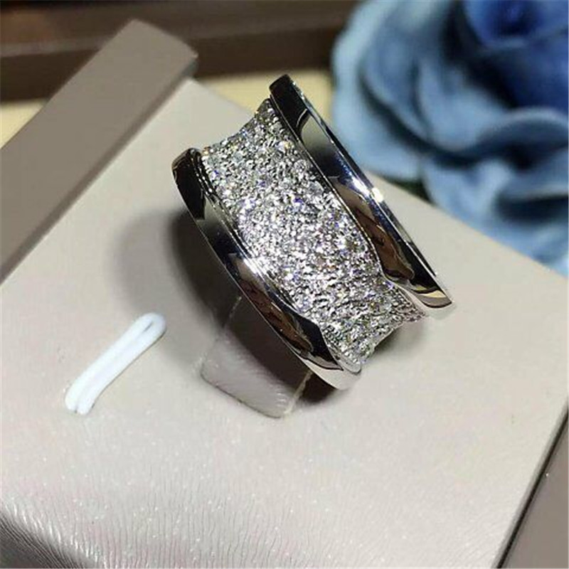Luxury jewe factory B.zero1 series ring 18k white gold yellow gold rose gold diamond ring
