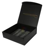 Luxury Matte Black Magnetic Folding Gift Box Recyclable Rigid Cardboard