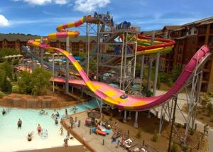 Quality Aqua Park Swimming Pool Slides , Fiberglass Water Slides Customized Logo wholesale