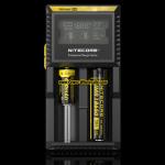 Nitecore D2 LCD charger dual charger for IMR/Li-ion/Ni-MH/Hi-Cd/LiFePO4 18650,