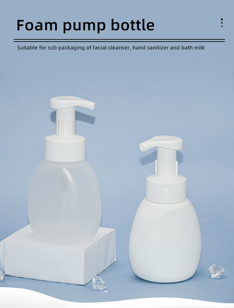 Custom Mousse Dispenser Pump Bottle Hand Wash Foam Bottle 300ml