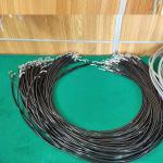 Clear PVC Cover Brake Hose Replacement Braided With Stainless Steel