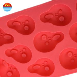 Quality wholesale Chinese factory Scream silicone ice cube tray for ice cream making wholesale