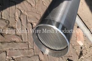 Quality 304L 316L Stainless Steel Water Well Screen 2.9m Length Oil Well Pipe Anti Aging wholesale
