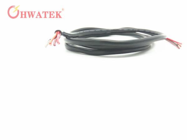 Tinned Copper Multi Conductor Wire , TPE Shielded / Braided Flexible Cable