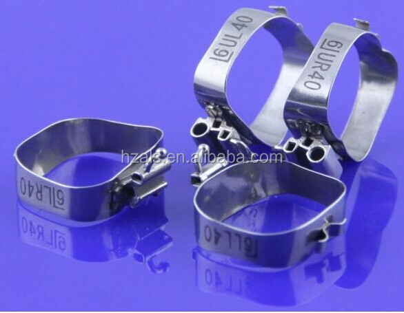 Lingual Dental Orthodontic Molar Band Preformed Space Maintainer With Buccal Tube