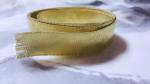 100% Nylon Gold And Silver Ribbon Durable For Gifts Packing Material