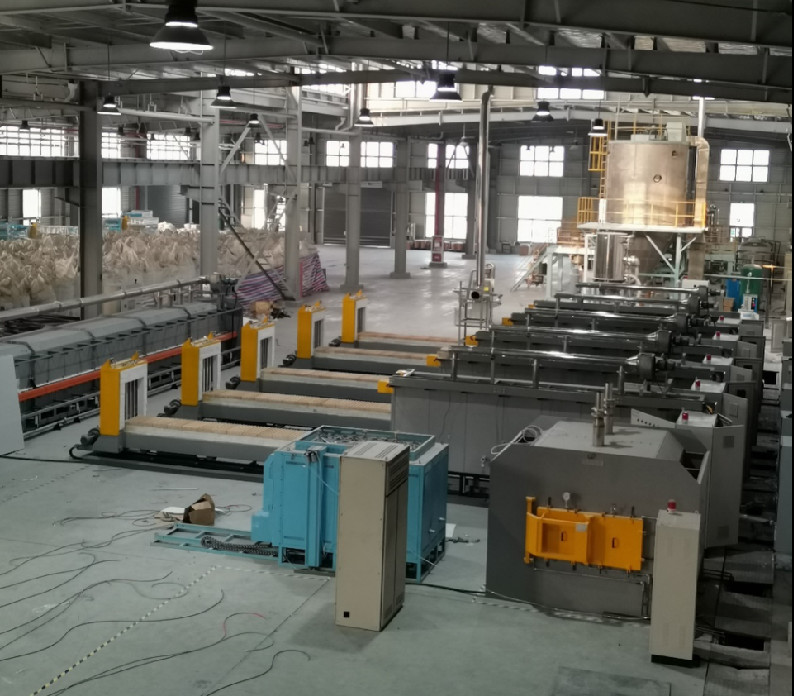 Continuous Mesh Belt Furnace Energy Natural Gas Catalyst Rare Earth Calcination