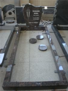 Quality European style brown granite tombstone wholesale