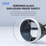 Steel Frame One Piece Oval Round Snorkel Mask Diving Spearfishing Goggles