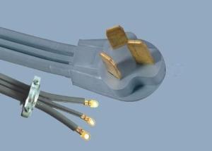 Quality UL CUL CSA Approved 50A 250V Heavy Duty Range NEMA 10-50P Electric Angle Plug American UL Power Cord wholesale
