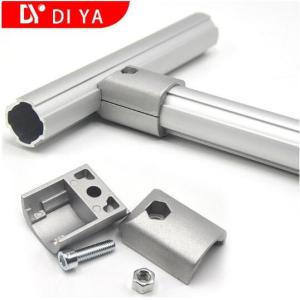 Quality Round Aluminium Extruded Profiles DY11 Industrial Aluminium Alloy Lean Tube wholesale