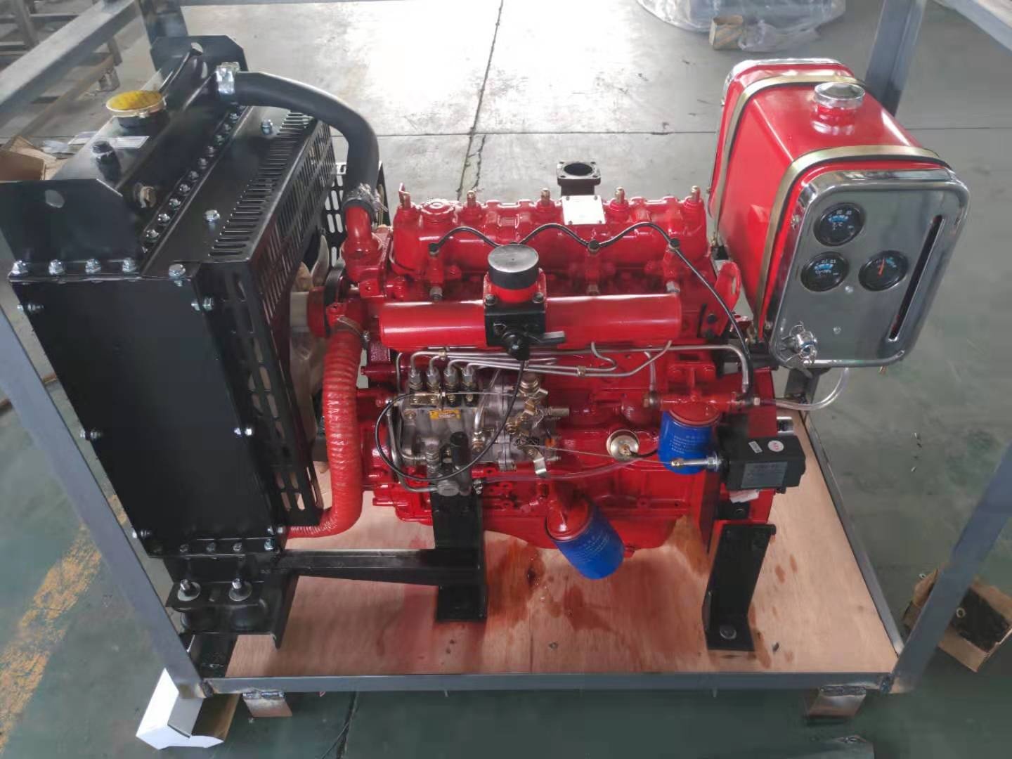 1800Rpm 4 Stroke Multi-cylinder Weichai Weifang Diesel Engine with Clutch Pulley Pto