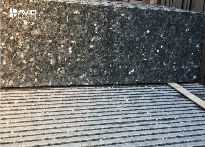 Norway Blue Pearl Polished Granite Kitchen Worktops High Temperature Resistance