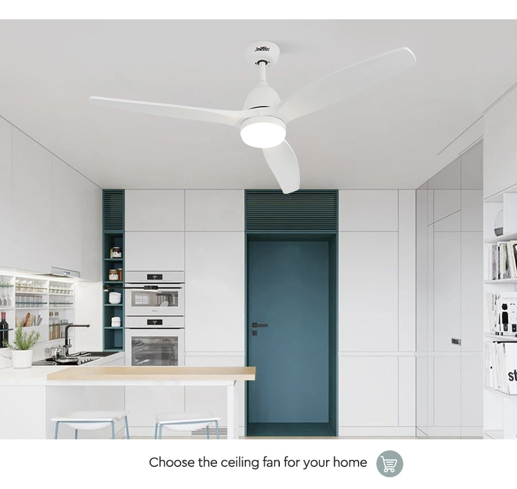 3 ABS Plastic Blades LED Ceiling Fan with Lighting Solutions and Circuitry Design