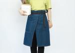 Split Half Length Denim 40*65cm Kitchen Cooking Apron