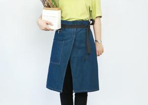 Quality Split Half Length Denim 40*65cm Kitchen Cooking Apron wholesale
