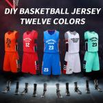 NBA Team Basketball Practice Shirts 100% Polyester Fabric Material V Neck Collar