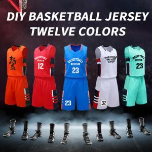 Quality NBA Team Basketball Practice Shirts 100% Polyester Fabric Material V Neck Collar wholesale